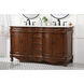 Windsor 60 X 22 X 36 inch Teak Vanity Sink Set