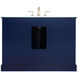 Americana 48 X 22 X 35 inch Blue Vanity Sink Set