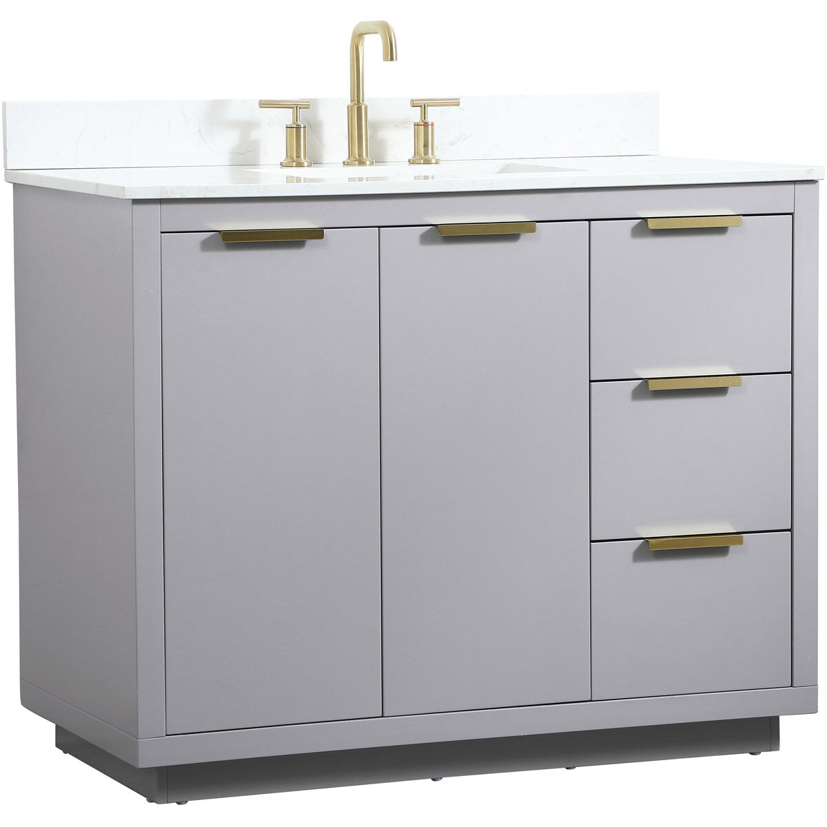 Blake 42 X 22 X 34 inch Grey Vanity Sink Set