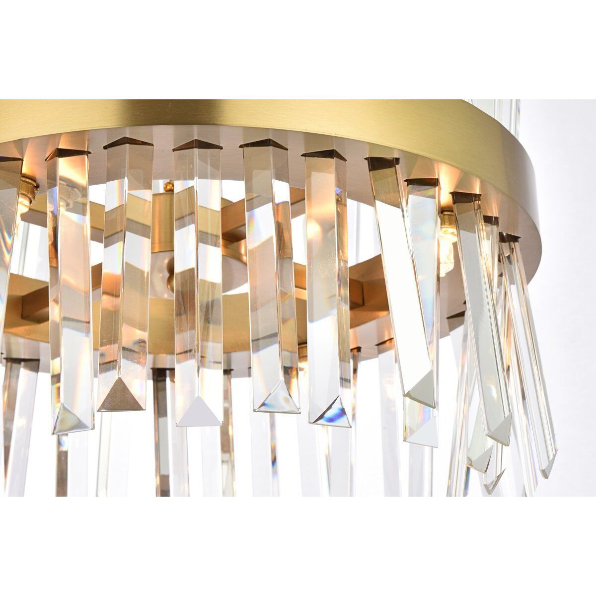 Serephina 8 Light 16 inch Satin Gold Pendant Ceiling Light