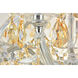 Maria Theresa 84 Light 96 inch Chrome Chandelier Ceiling Light in Golden Shadow, Royal Cut 