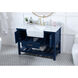 Clement 48 X 22 X 34 inch Blue Bathroom Vanity Cabinet