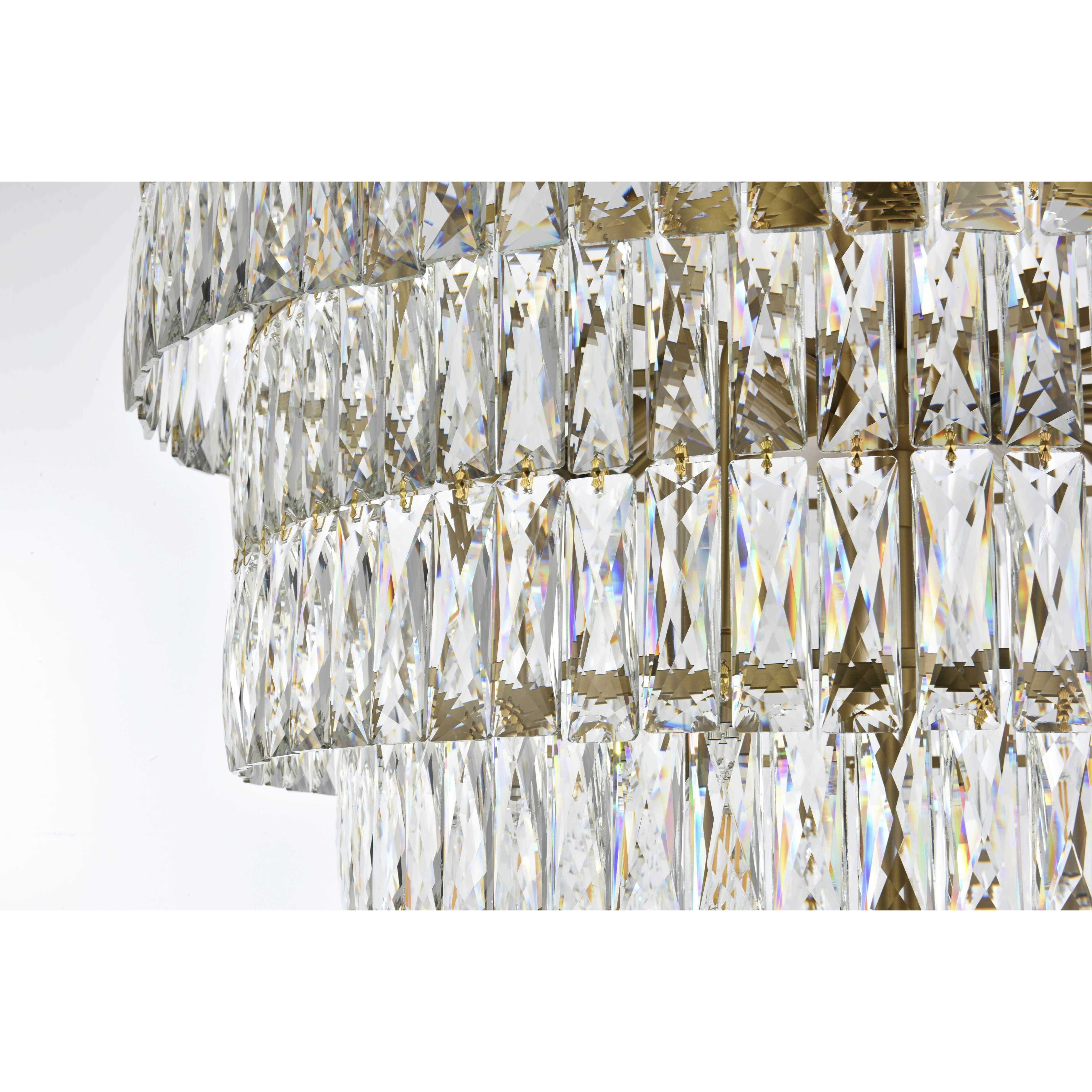 Josephine 61 Light 41 inch Satin Gold Chandelier Ceiling Light