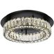 Monroe 1 Light 18 inch Black Flush Mount Ceiling Light