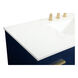 Eugene 48 X 22 X 34 inch Blue Vanity Sink Set