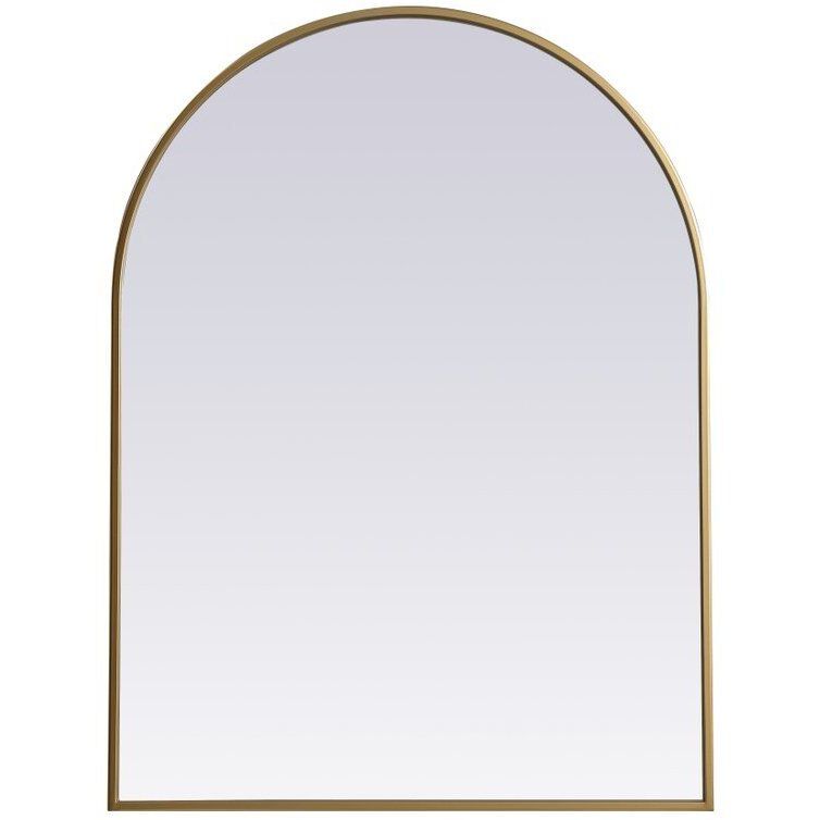Ayra 36 X 27 inch Brass Mirror