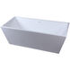 Turner Glossy White Bathtub