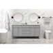 Bennett 72 X 21 X 35 inch Grey Vanity Sink Set