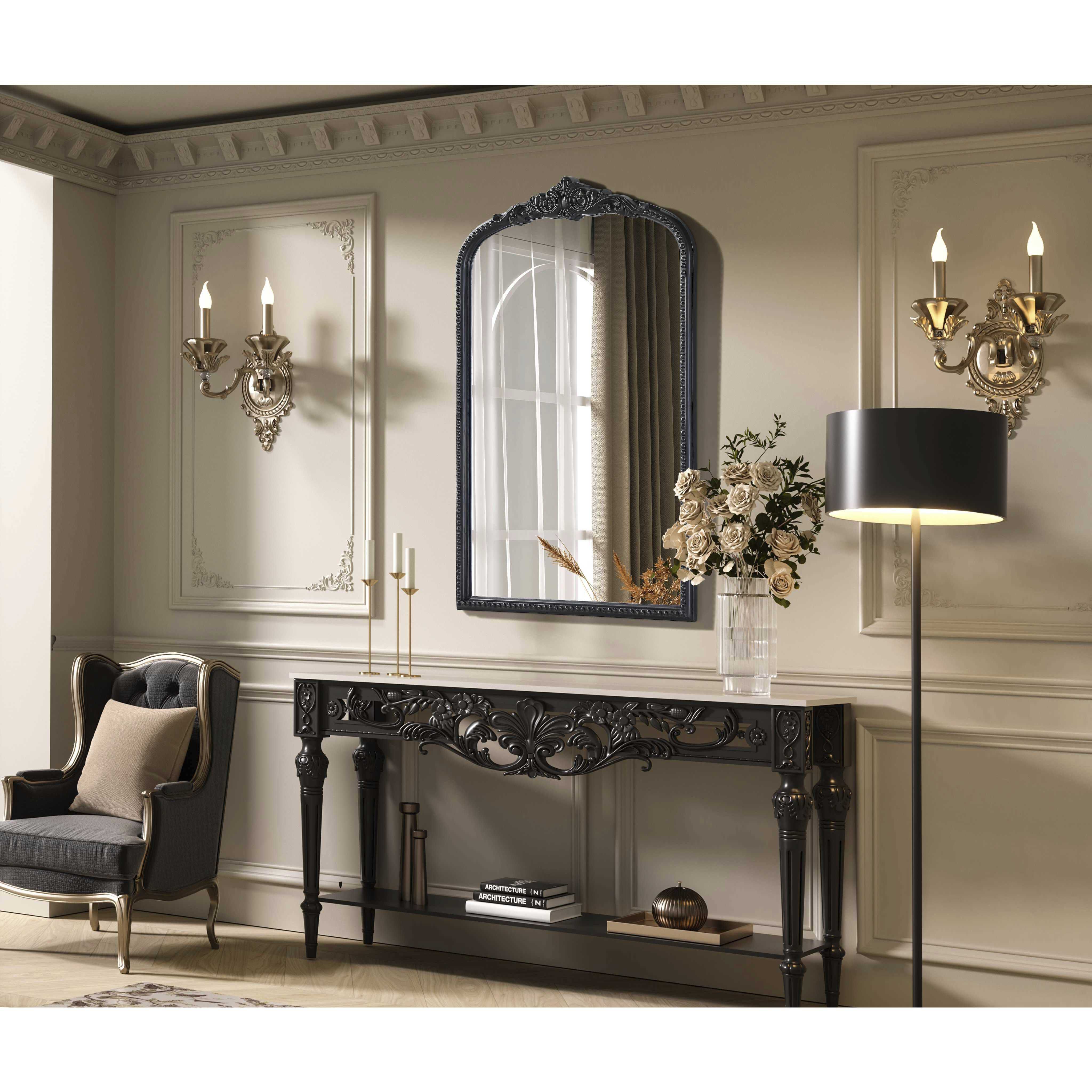 Naomi 42 X 27 inch Vintage Bronze Mirror