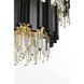 Willow 8 Light 24 inch Black Chandelier Ceiling Light