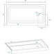Laredo Glossy White Shower Base