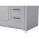 Remington 60 X 35 inch Grey Bathroom Vanity Cabinet