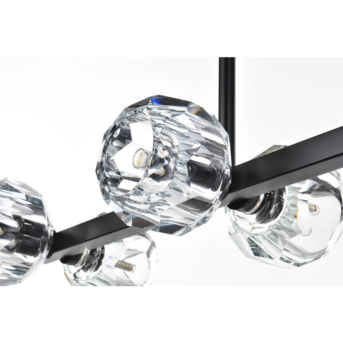 Eren 8 Light 8 inch Black Pendant Ceiling Light