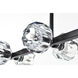 Eren 8 Light 8 inch Black Pendant Ceiling Light