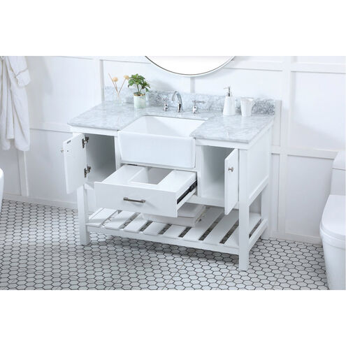 Clement 48 X 22 X 34 inch White Bathroom Vanity Cabinet