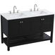Theo 54 X 34 inch Black Bathroom Vanity Cabinet