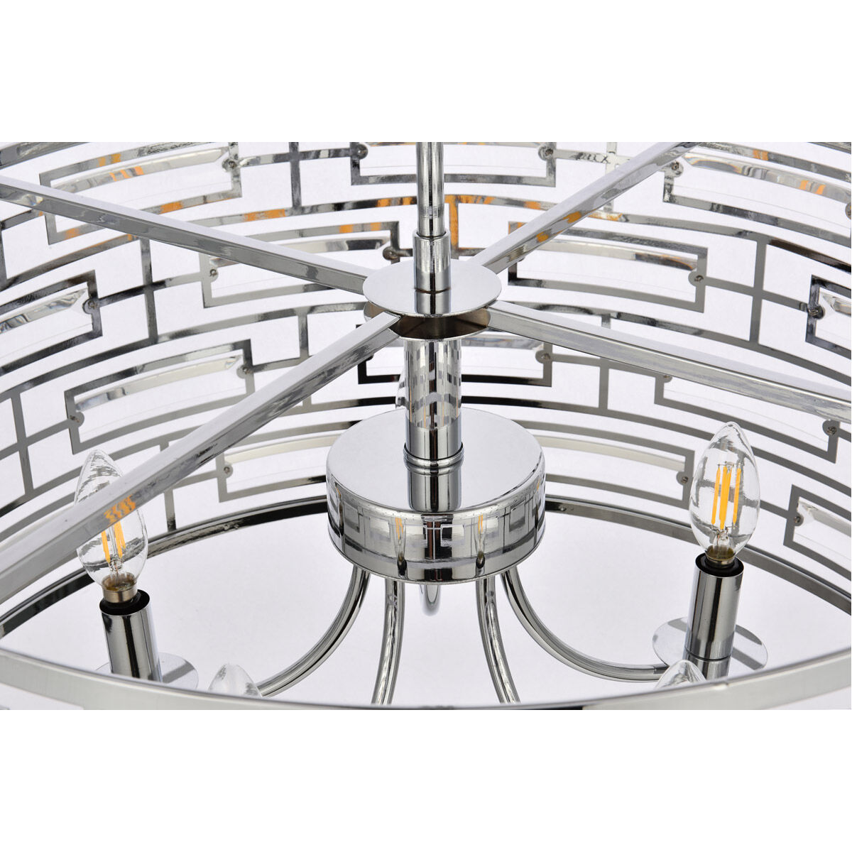 Kennedy 5 Light 24 inch Chrome Pendant Ceiling Light