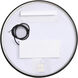 Pier 18 X 18 inch Black LED Mirror