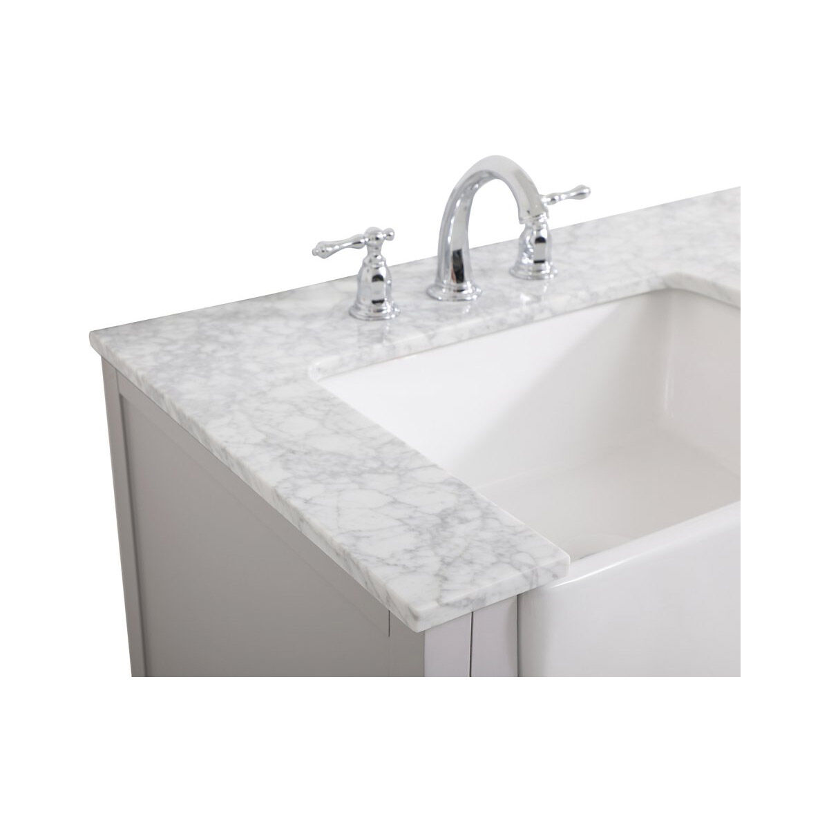 Franklin 36 X 22 X 34.75 inch Grey Bathroom Vanity Cabinet