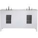 Cape Cod 60 X 35 inch White Vanity Set