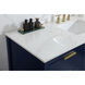 Larkin 60 X 22 X 34 inch Blue Vanity Sink Set in 1