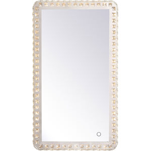 Evelyn 32 X 18 inch Chrome Lighted Wall Mirror