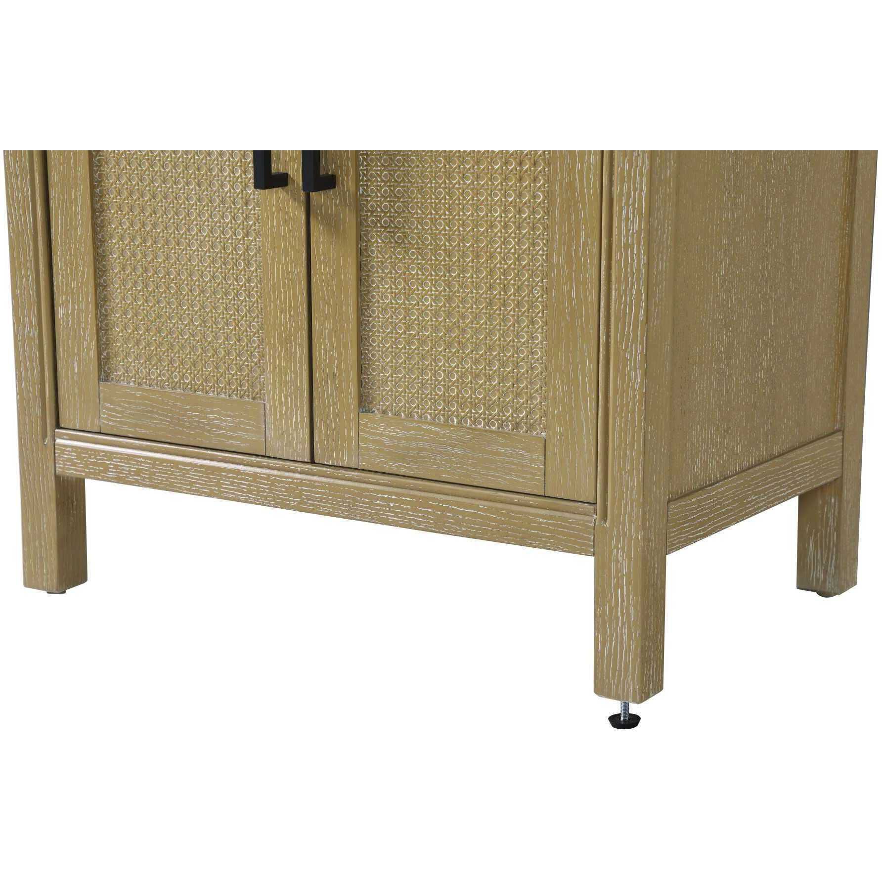 Alina Linen Oak Bathroom Storage Cabinet
