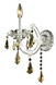 Maria Theresa 1 Light 8 inch Chrome Wall Sconce Wall Light in Golden Teak