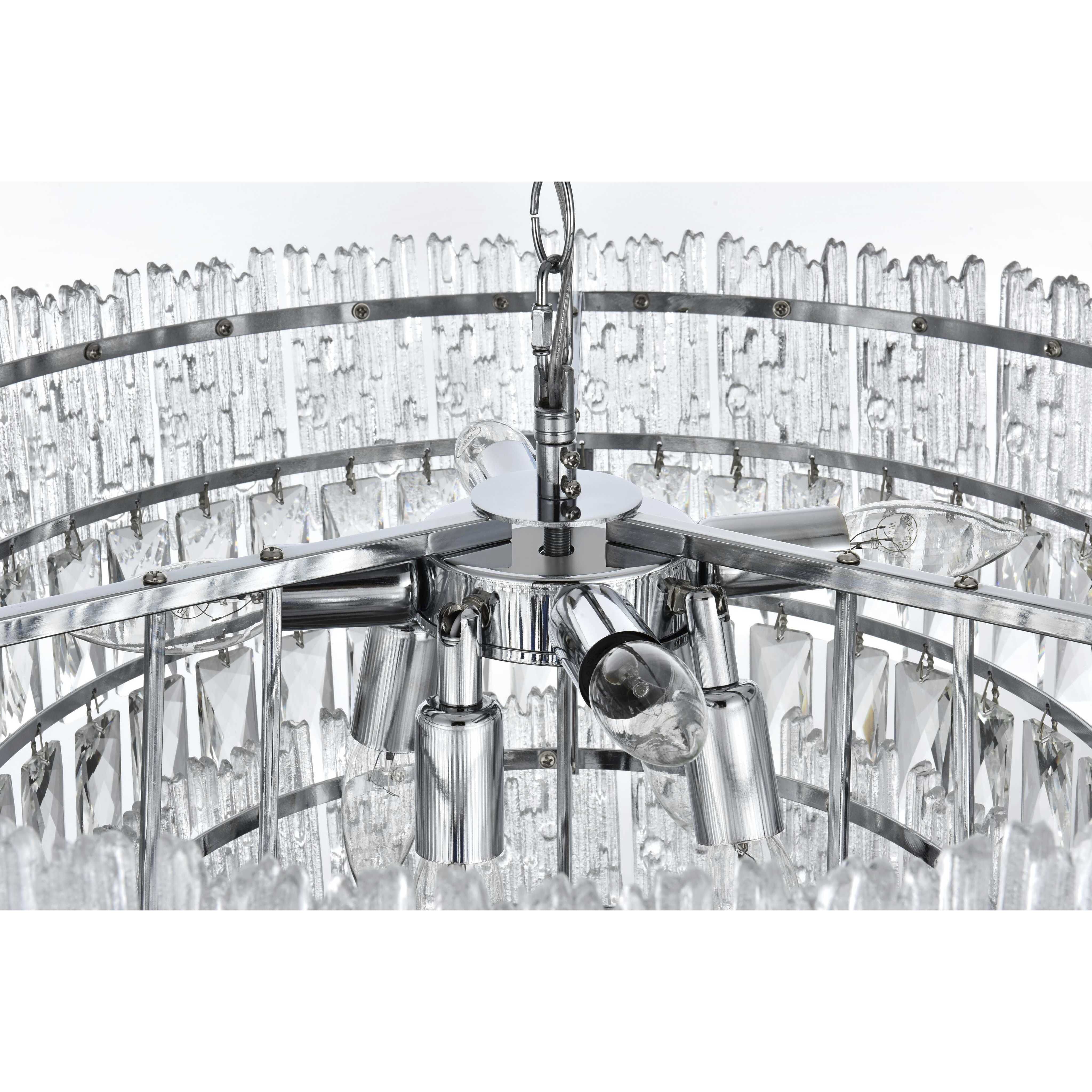 Emilia 8 Light 25 inch Chrome Chandelier Ceiling Light