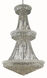 Primo 38 Light 42 inch Chrome Foyer Ceiling Light in Royal Cut