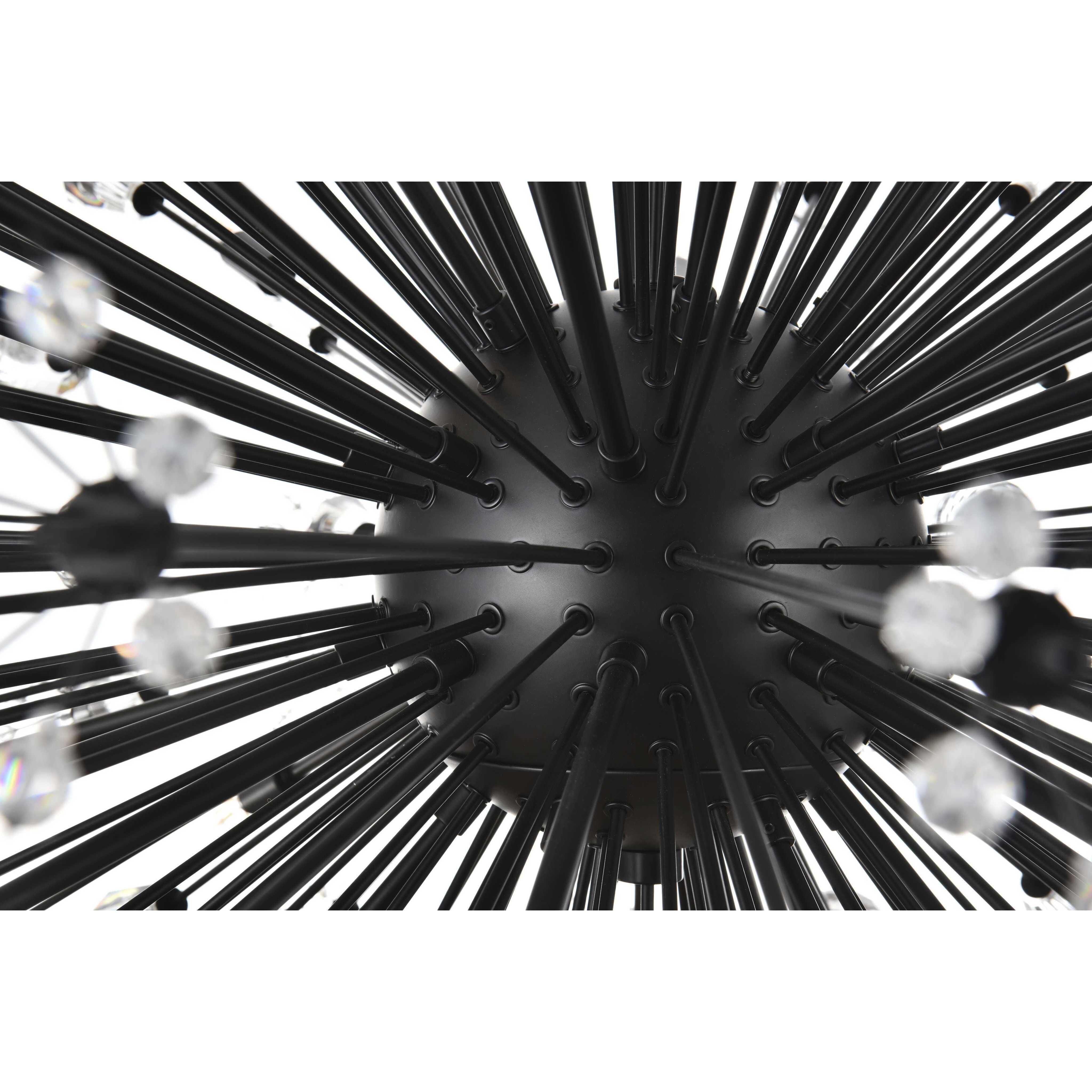 Vera 32 Light 44 inch Black Pendant Ceiling Light