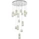 Aston 16 Light 32 inch Chrome Pendant Ceiling Light