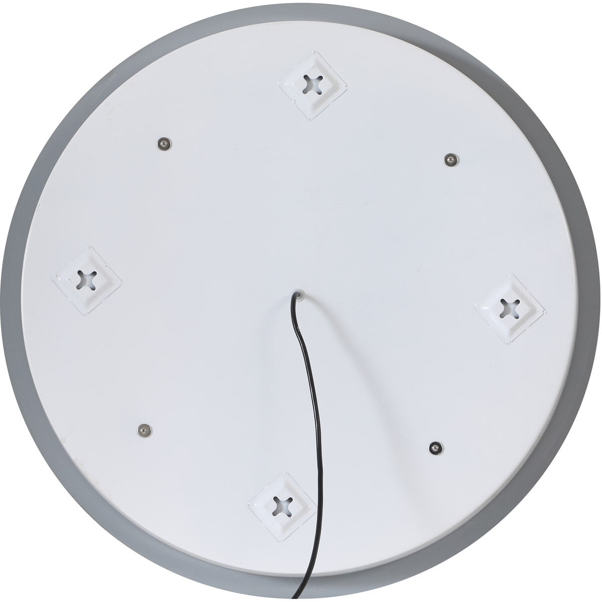 Helios 28 X 28 inch Silver Lighted Wall Mirror