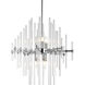 Sienna 6 Light 23 inch Chrome Pendant Ceiling Light
