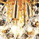 Toureg 6 Light 16 inch Gold Dining Chandelier Ceiling Light in Royal Cut