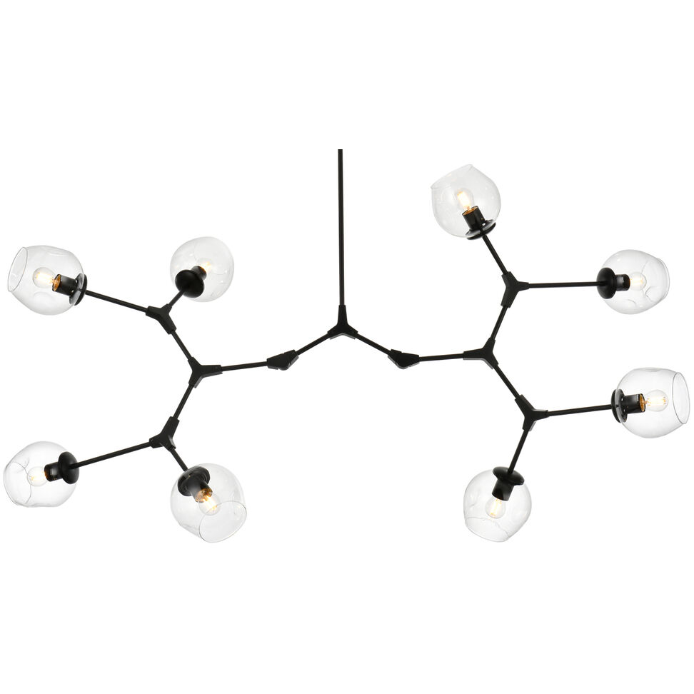 Cavoli 8 Light 32 inch Black Chandelier Ceiling Light