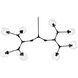 Cavoli 8 Light 32 inch Black Chandelier Ceiling Light