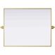 Amoura 30 X 24 inch Brass Mirror