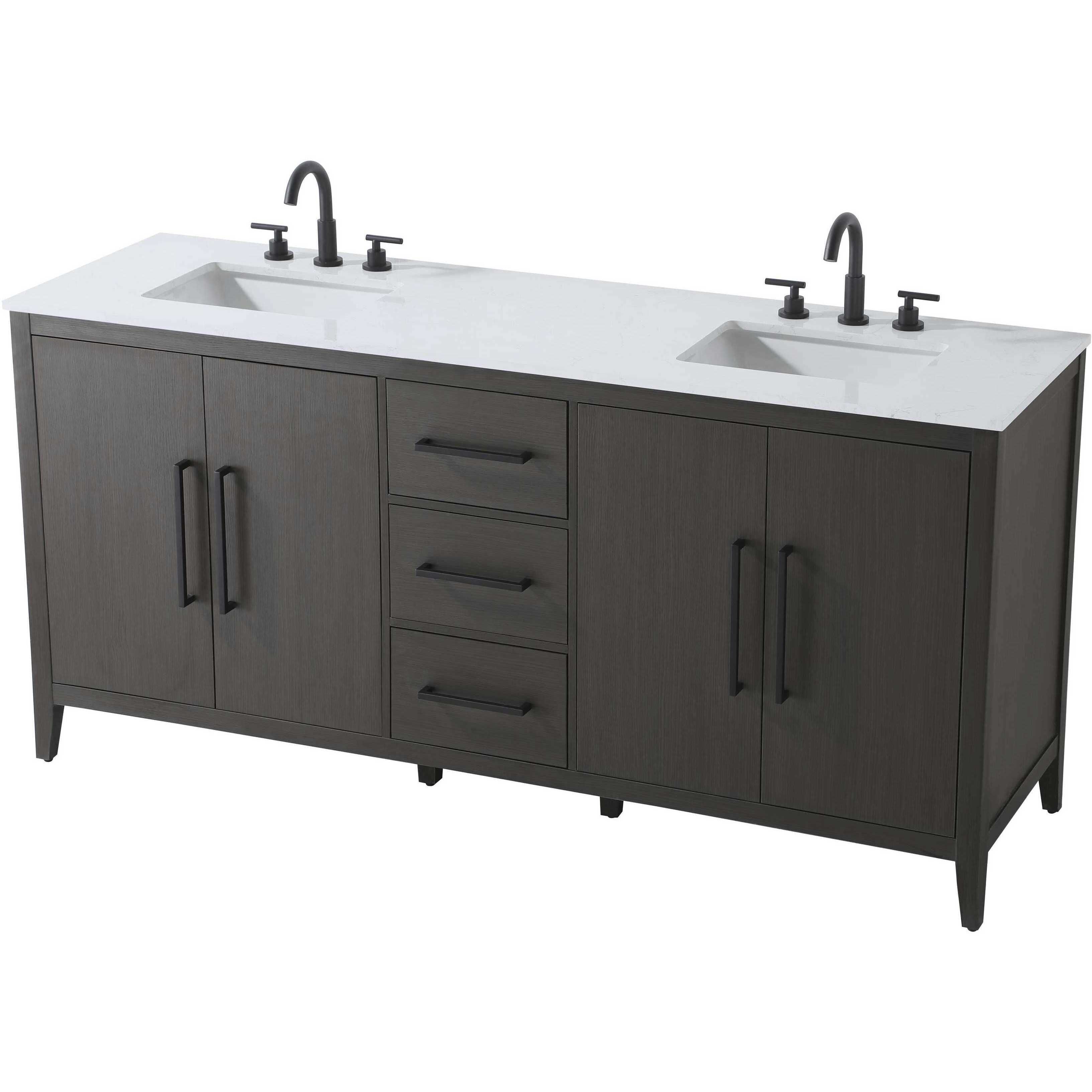 Millie 72 X 35 inch Mocha Brown Bathroom Vanity Cabinet