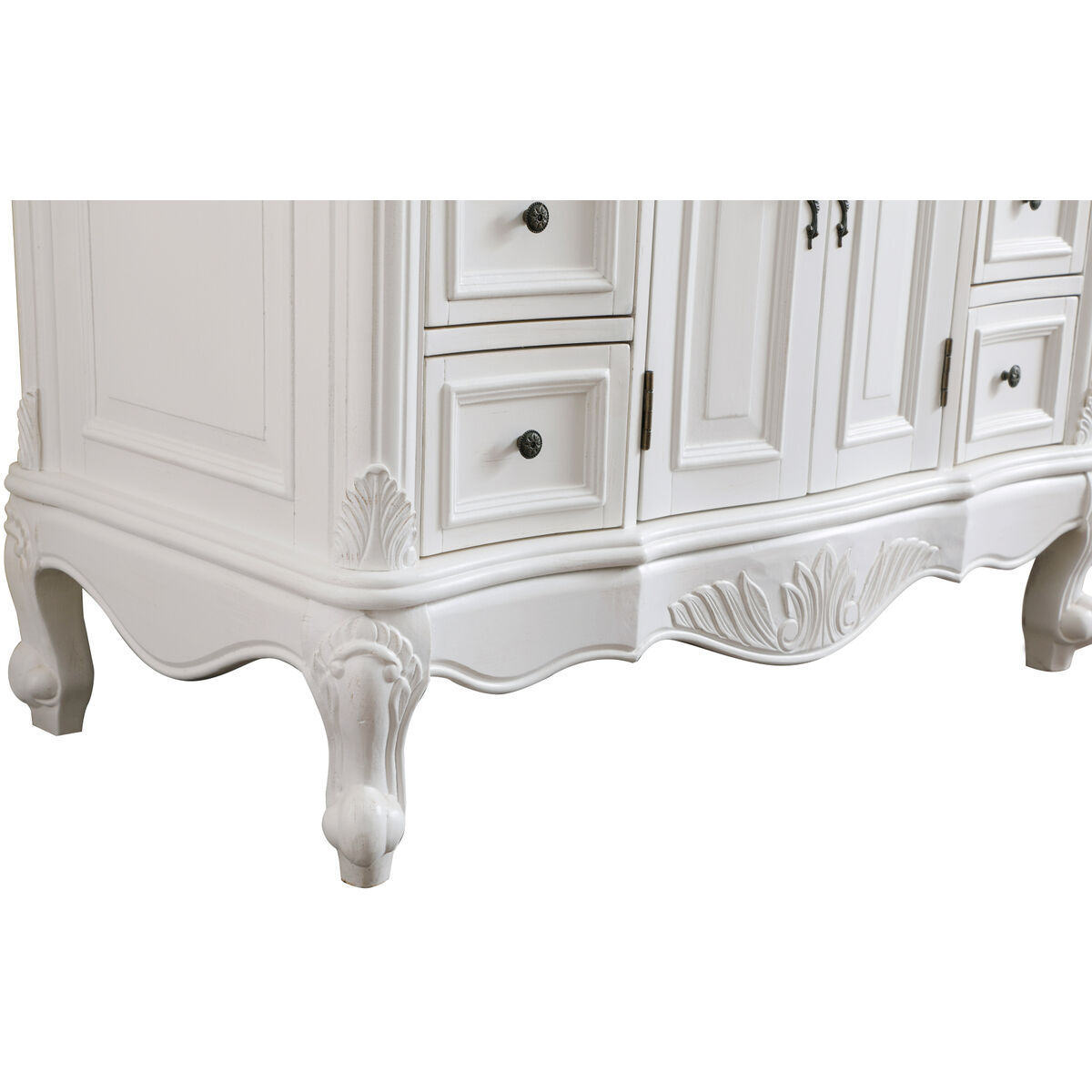 Oakland 42 X 22 X 36 inch Antique White Vanity Sink Set