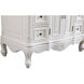 Oakland 42 X 22 X 36 inch Antique White Vanity Sink Set