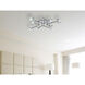 Eren 8 Light 31 inch Chrome Flush Mount Ceiling Light