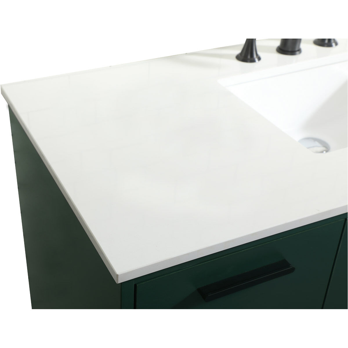 Baldwin 48 X 22 X 34 inch Green Vanity Sink Set