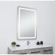 Genesis 40 X 24 inch Glossy White LED Mirror