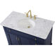 Otto 42 X 21 X 35 inch Blue Vanity Sink Set