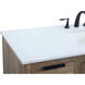 Blake 54 X 22 X 34 inch Natural Oak Vanity Sink Set