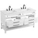 Karson 60 X 34 inch White Bathroom Vanity Cabinet