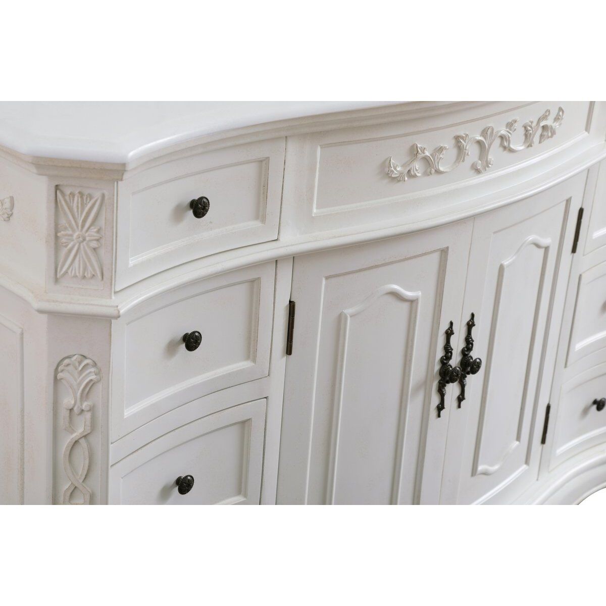 Danville 48 X 21 X 36 inch Antique White Vanity Sink Set