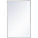 Monet 28 X 28 inch White Wall Mirror
