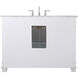Wesley 48 X 22 X 35 inch White Vanity Sink Set
